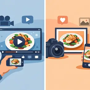 Food Video Versus Photo Content for Hospitality Brands