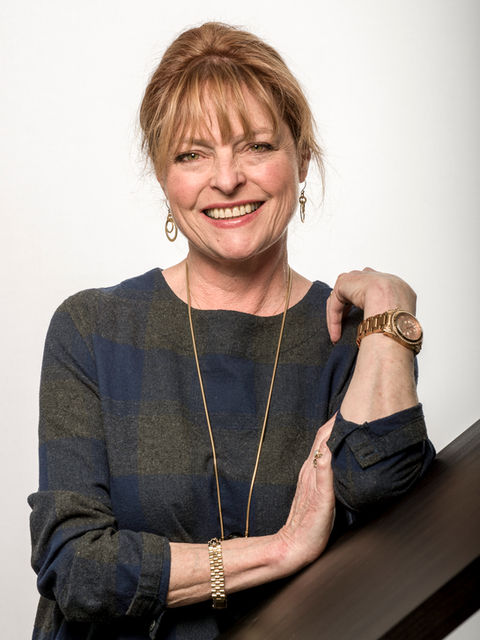 Portrait of Janet Ellis at Stratford Literary Festival 2016 by Lorentz Gullachsen