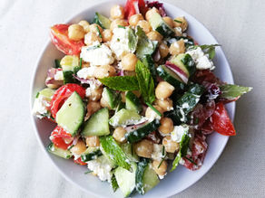 Chickpea, Feta and Mint Salad