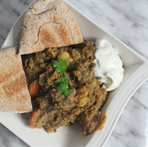 Spiced Lentil and Root Vegetable Stew