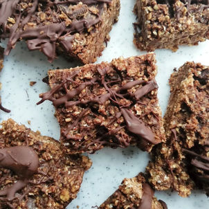 Double Chocolate Oat Bars