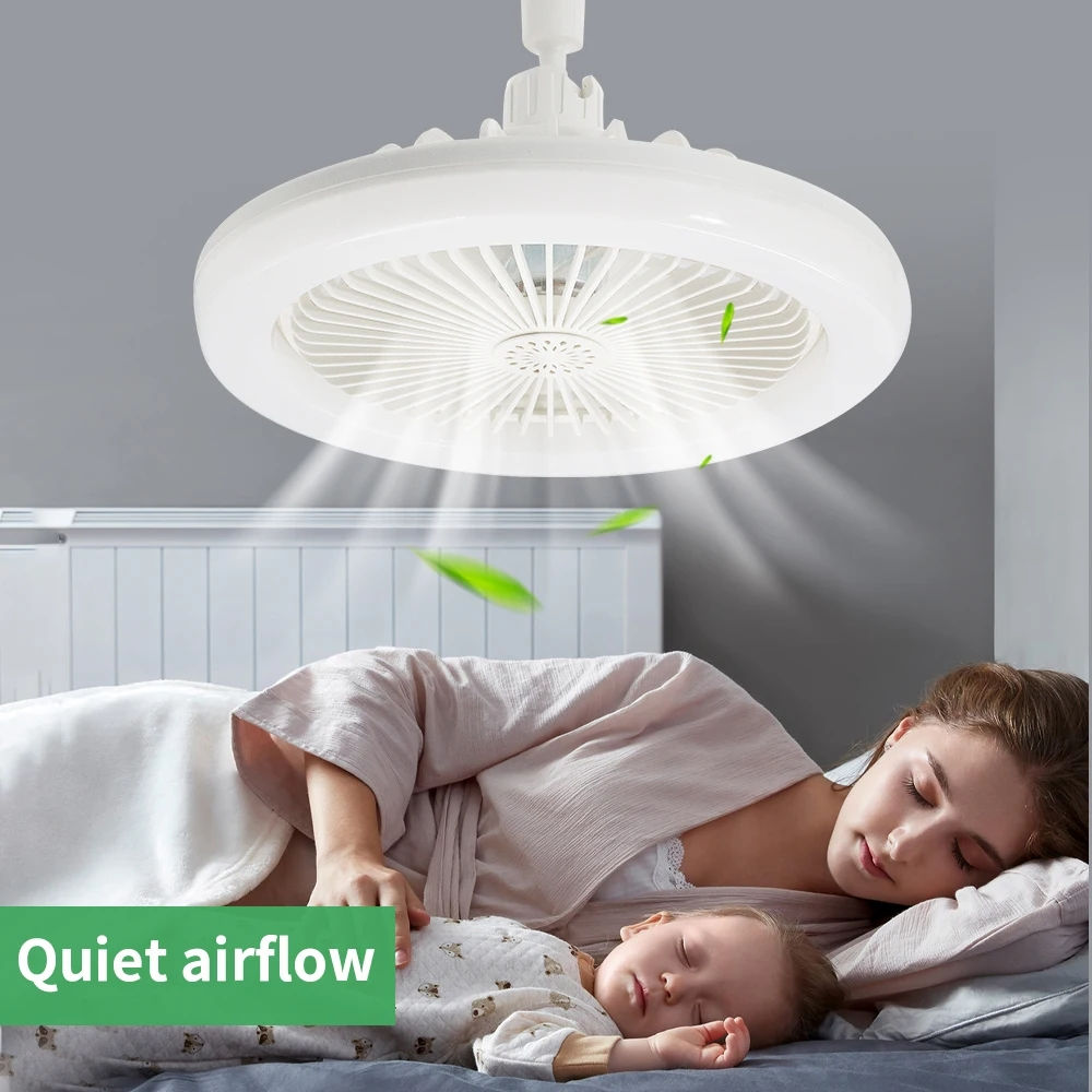 SmarterShade 3-in-1 Ceiling Fan with Remote  – Ideal for Bedroom & Living Room