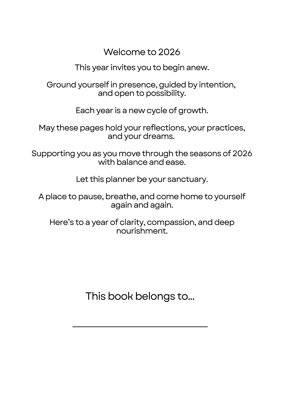Thumbnail: 2026 .PDF Pritable Monthly Planner