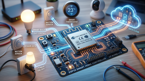Projetos de Automação com ESP32: Eficiência e Controle Direto no Mercado