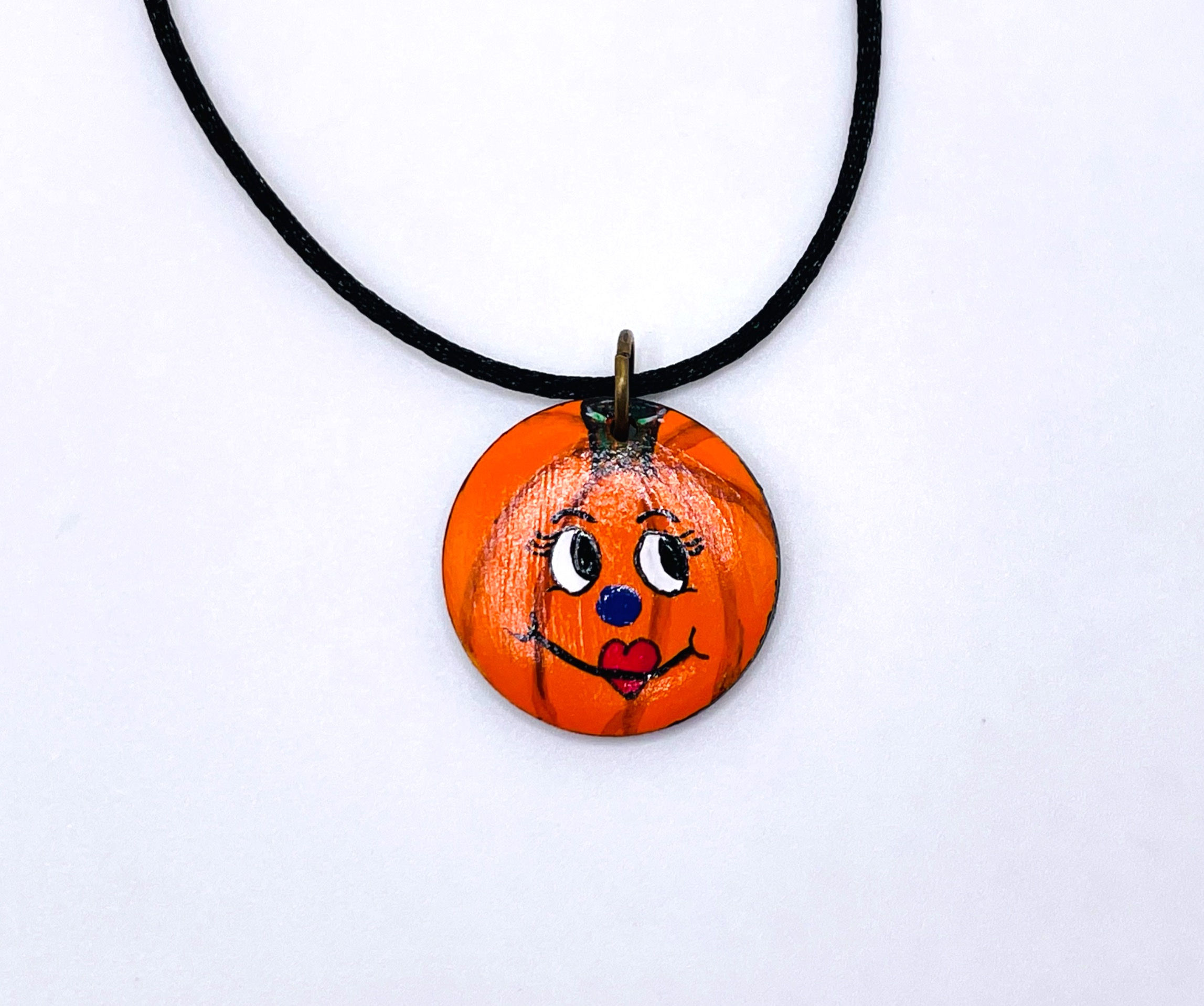 Rosy Pumpkin Pendant