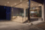 Entrance to a high-end hotel in the downtown of a large city