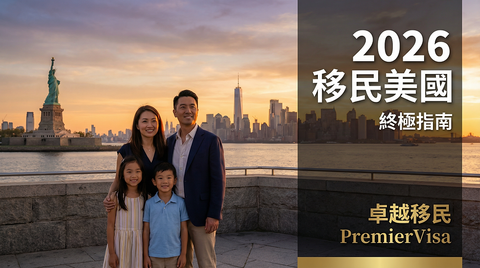 2026 移民美國終極指南：EB-5、EB-3、NIW 條件費用全解析