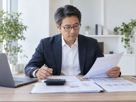 核对财务记录和证明资料(AI生成情景配图)