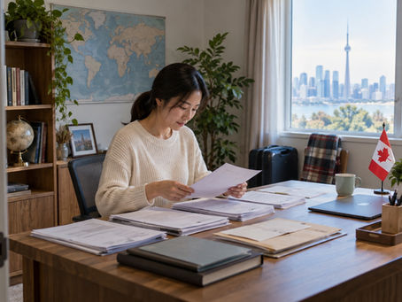 加拿大移民資金證明如何整理台灣銀行資料的情境配圖