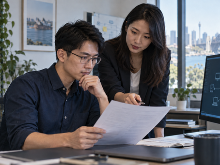 資安專業人士核對協調披露與企業工作成果的情境配圖