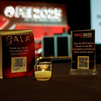 PEI Foundation Gala signage