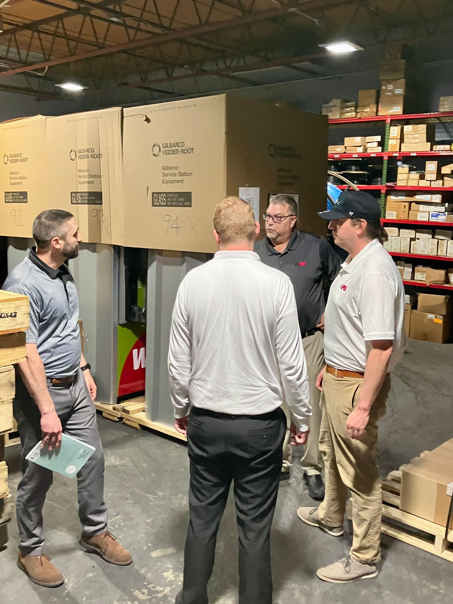 PEI on EOH warehouse Tour