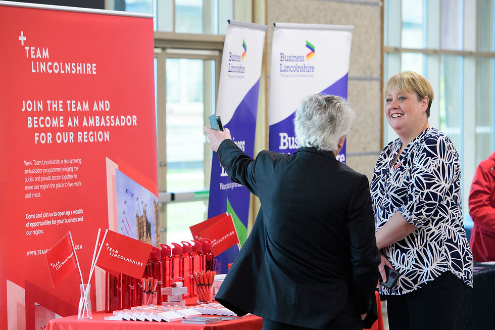 Team Lincolnshire at the Lincolnshire Business Showcase - 2024