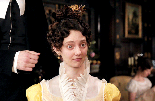 The overly-attentive Mrs. Elton (Emma., 2020)