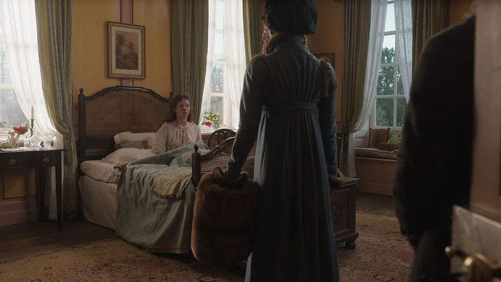 Emma visits Harriet at Mrs. Goddard's during her illness (Emma., 2020)