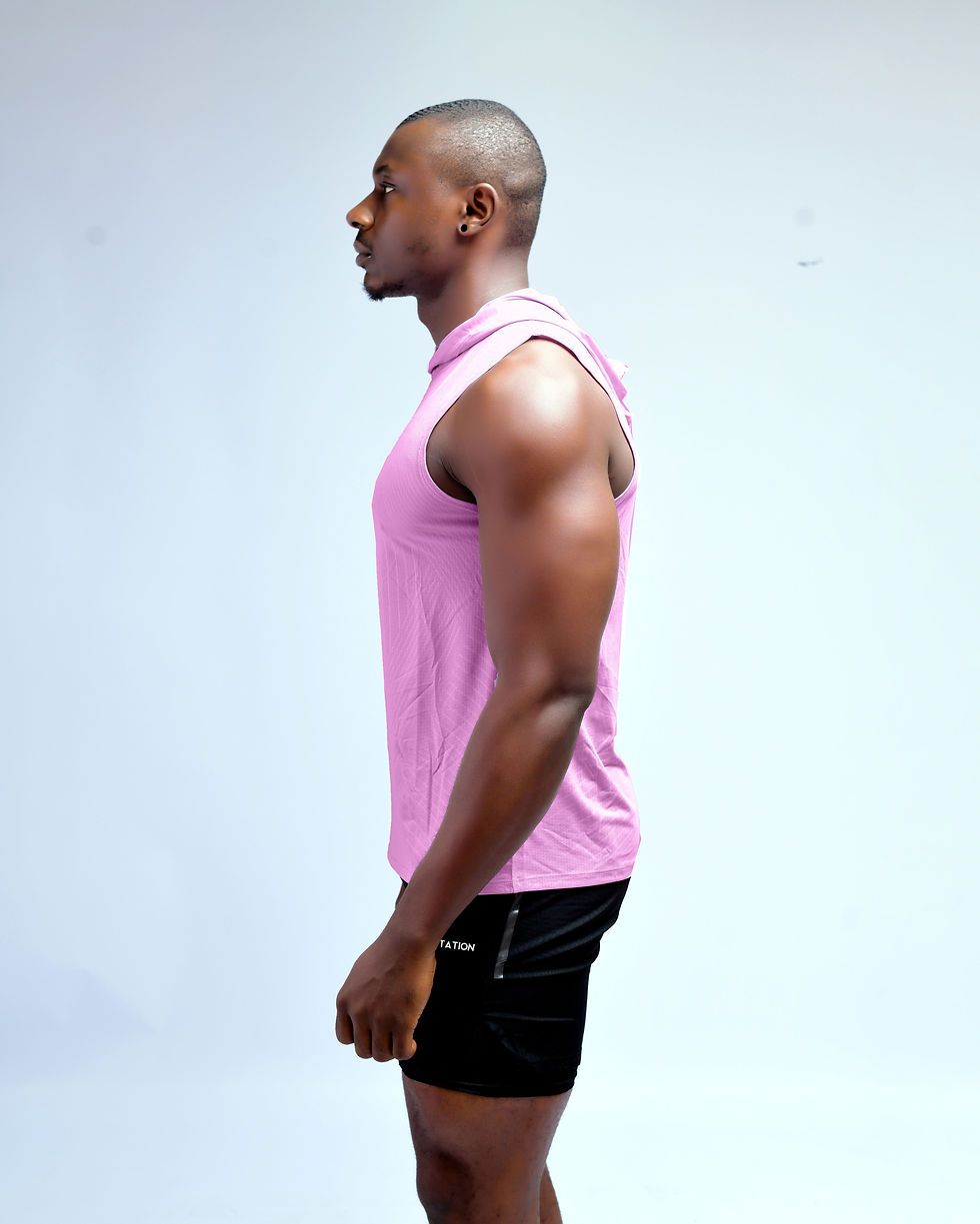 Thumbnail: Men's Sleeveless "Running" Hoodie