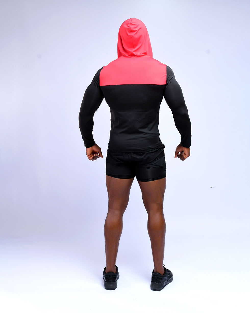 Thumbnail: Men's Long Sleeve Tight Fit Hoodie