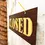 Thumbnail: Custom Open Door Sign, Acrylic Business Sign, Reversible Sign Open, Wooden Close