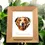 Thumbnail: Custom Watercolor Portraits Frame Using Pet Photo Personalized Digital Dog Portr