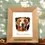 Thumbnail: Custom Watercolor Portraits Frame Using Pet Photo Personalized Digital Dog Portr