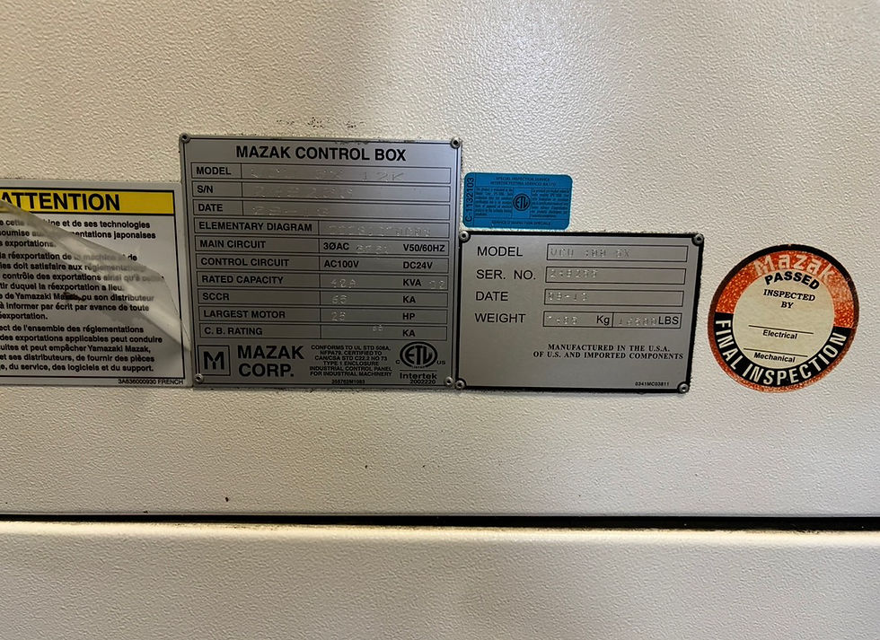 Miniature : A Vendre Mazak VCU-400A-5X année 2013,