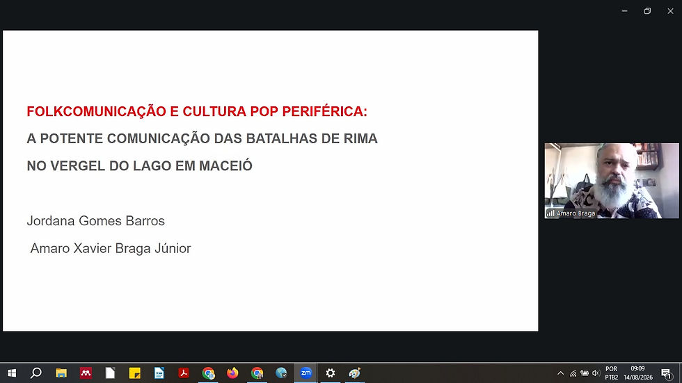 Territórios, memória e cultura popular marcam GT de Folkcomunicação no Intercom 2026