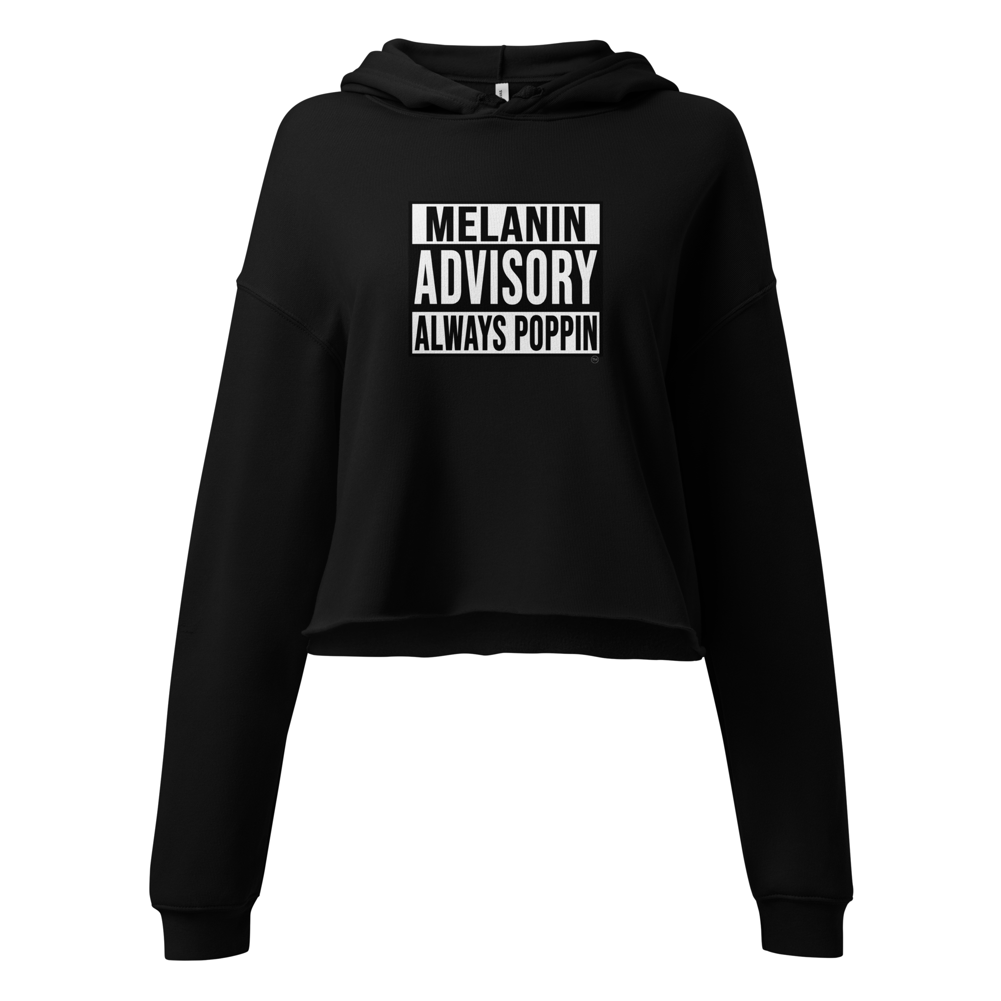 Melanin Advisory Crop Hoodie