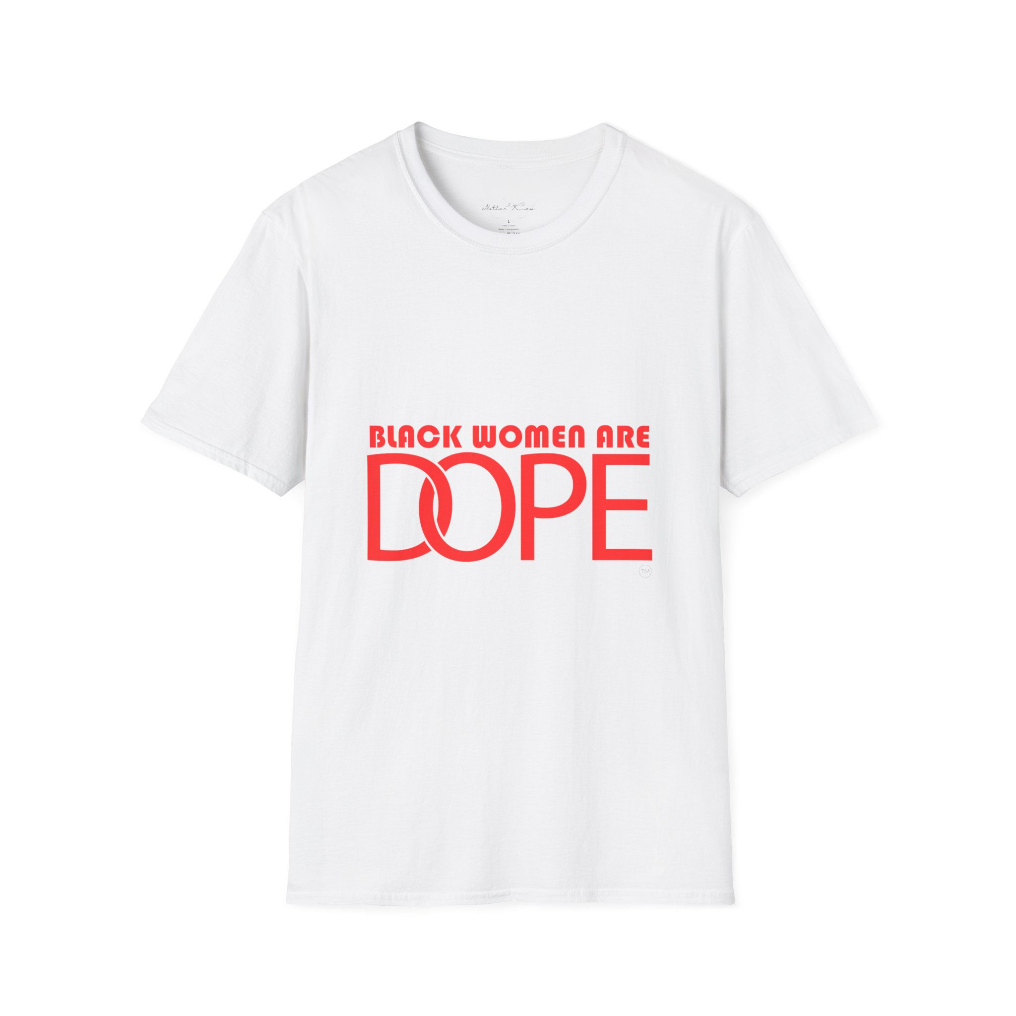 “Black Women Are DOPE” Graphic Tee — T-Shirt (Red)