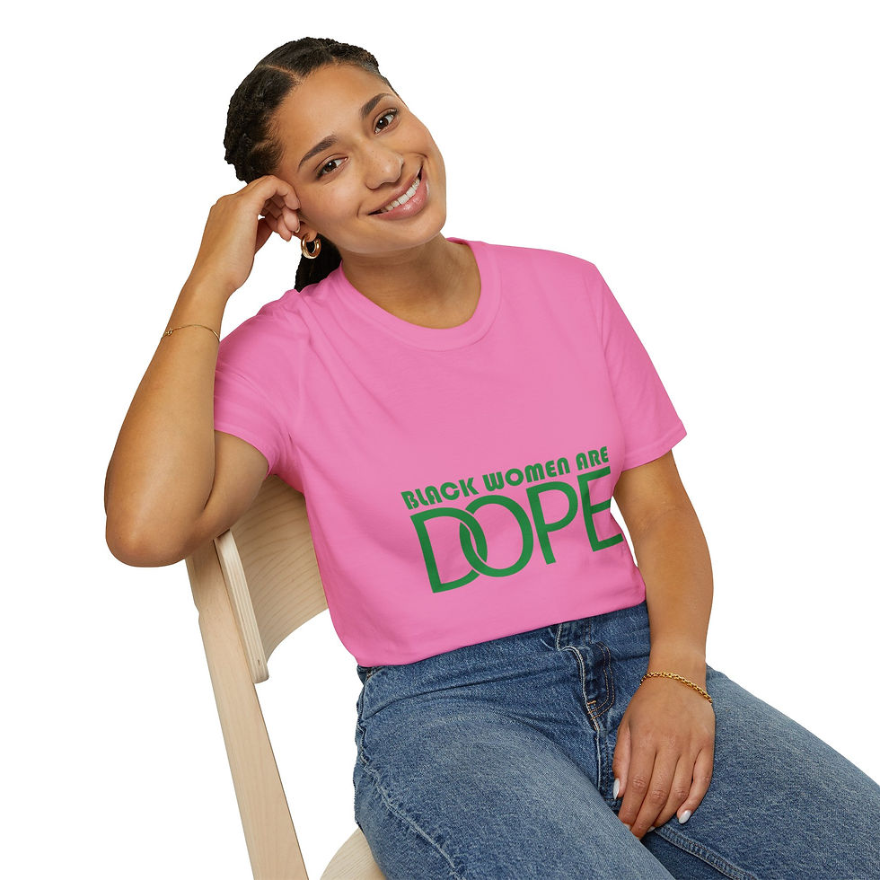 Thumbnail: Black Women Are Dope — T-Shirt (Green)