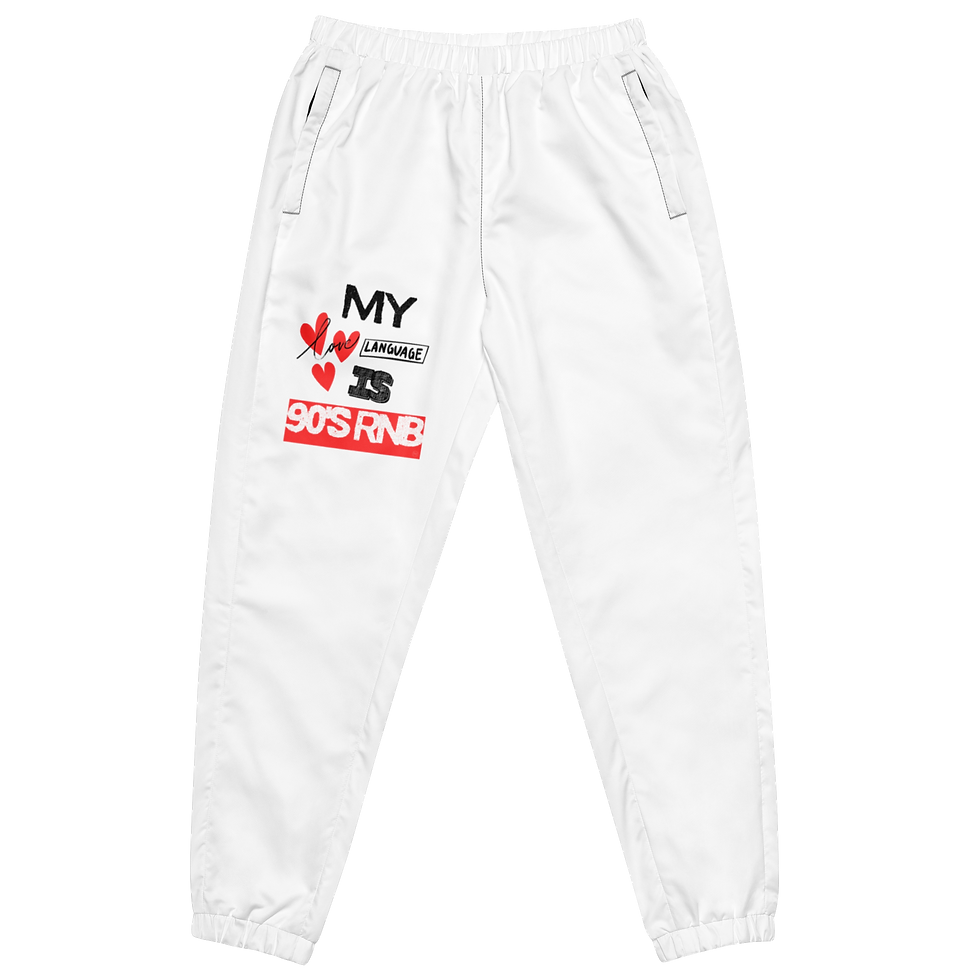 Thumbnail: My Love Language is 90's RnB Unisex track pants