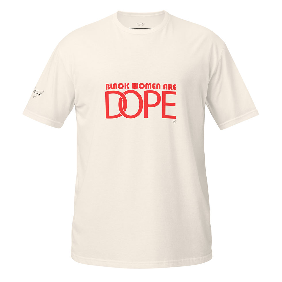 Thumbnail: Black Women Are Dope (T-Shirt) red letters