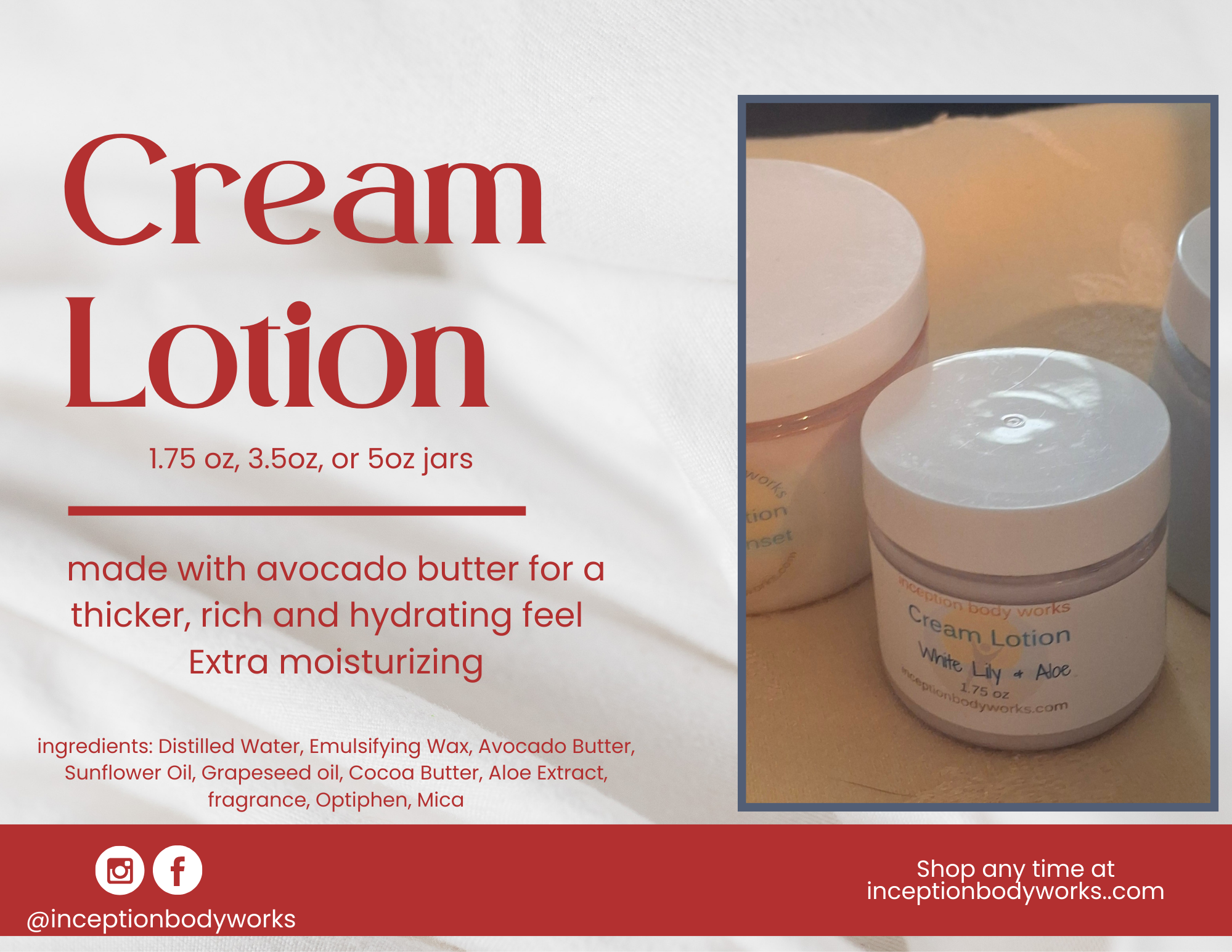 5 oz Cream Lotion