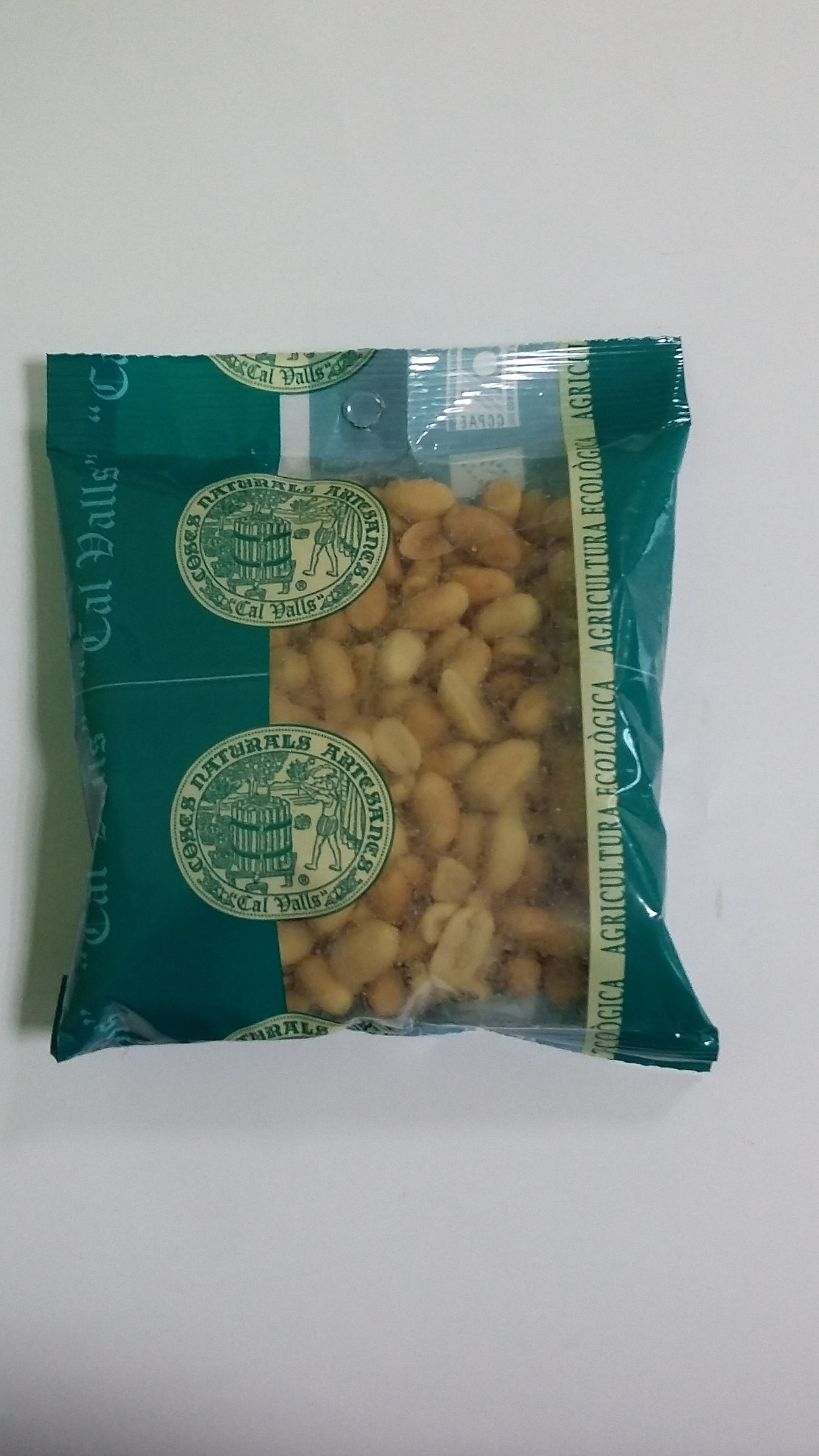Cacahuete frito y salado ecológico Cal Valls 120 g
