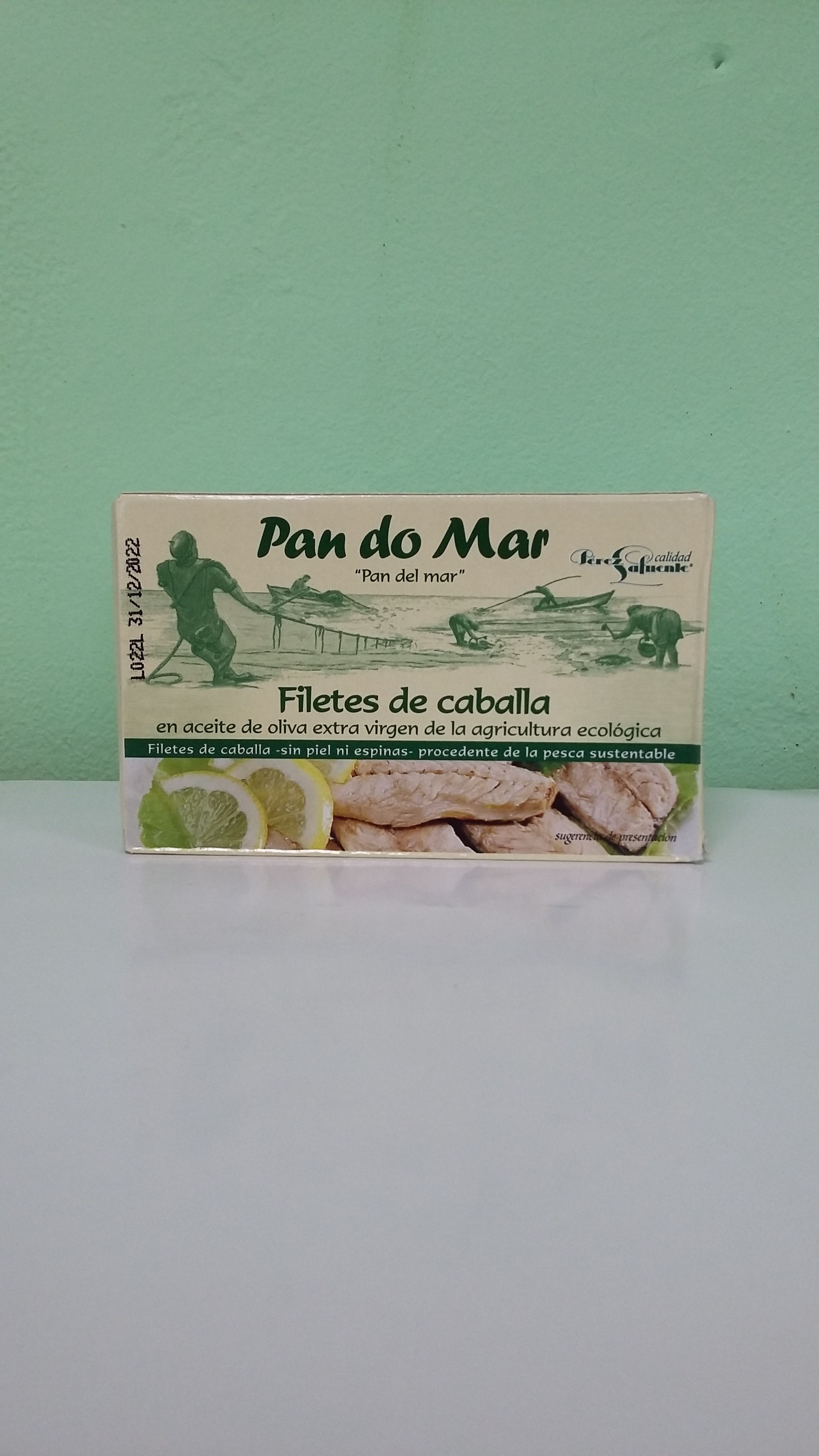 Filetes de caballa Pan do Mar. 120 g