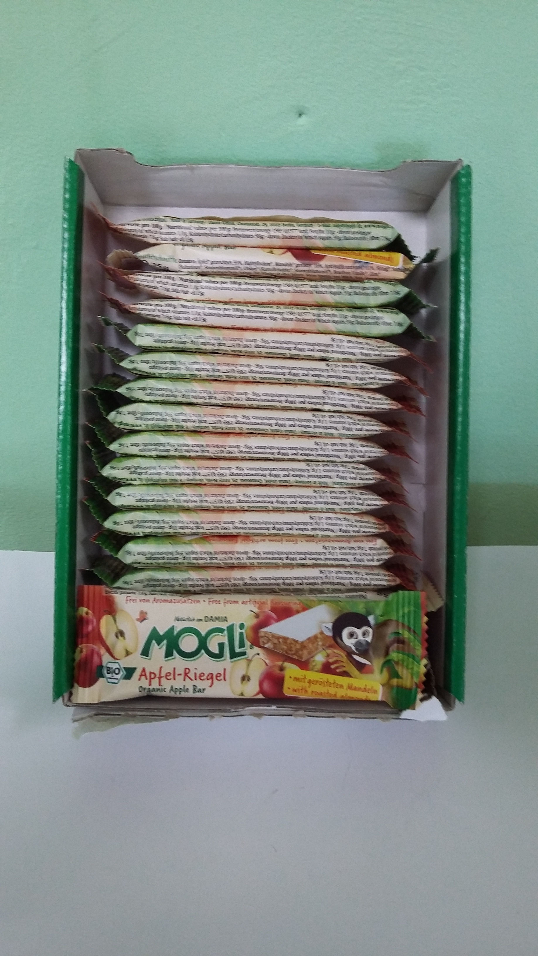 Barrita cereales manzana eco Mogli 25g