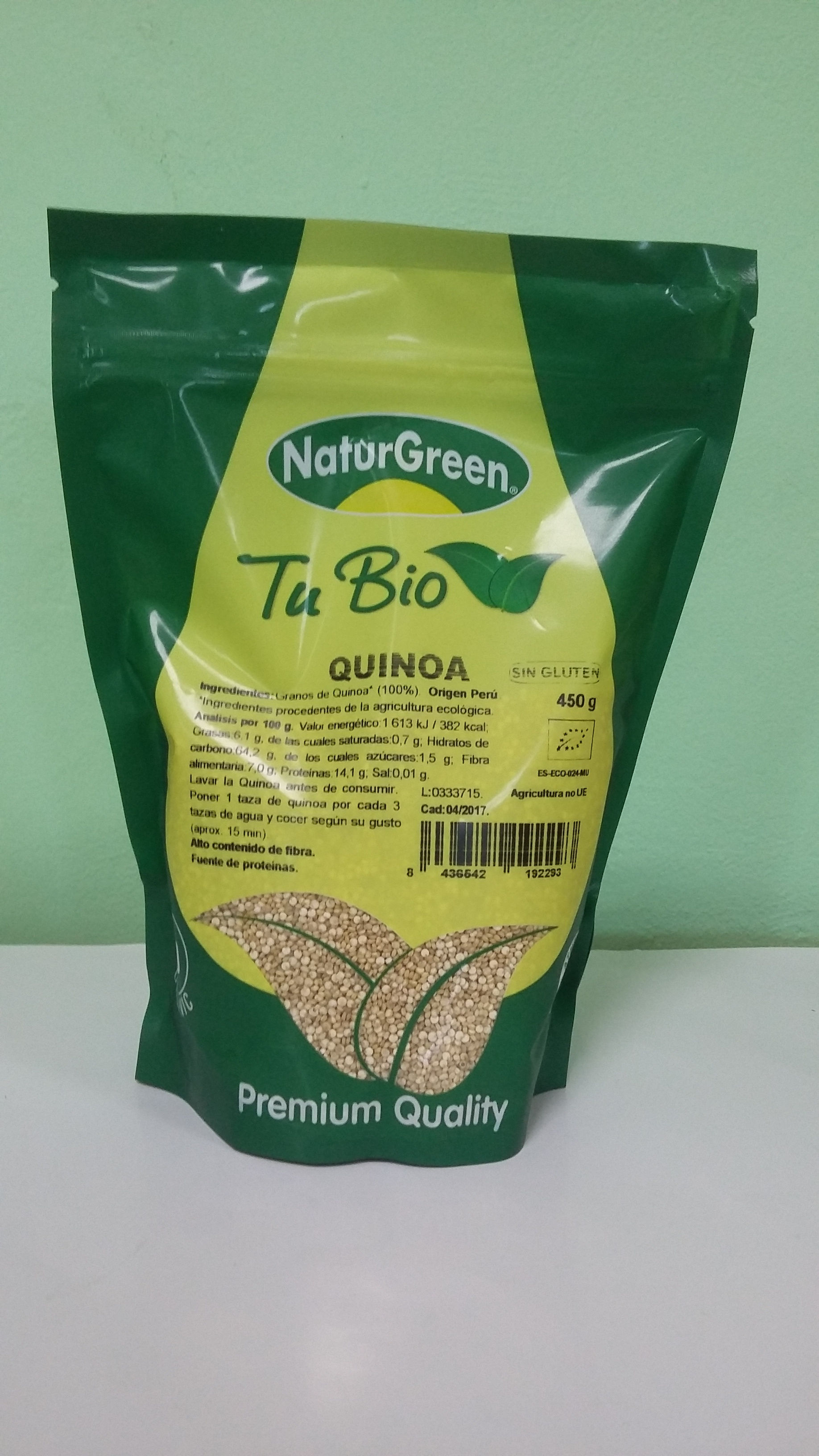 Granos de Quinoa 450 gr