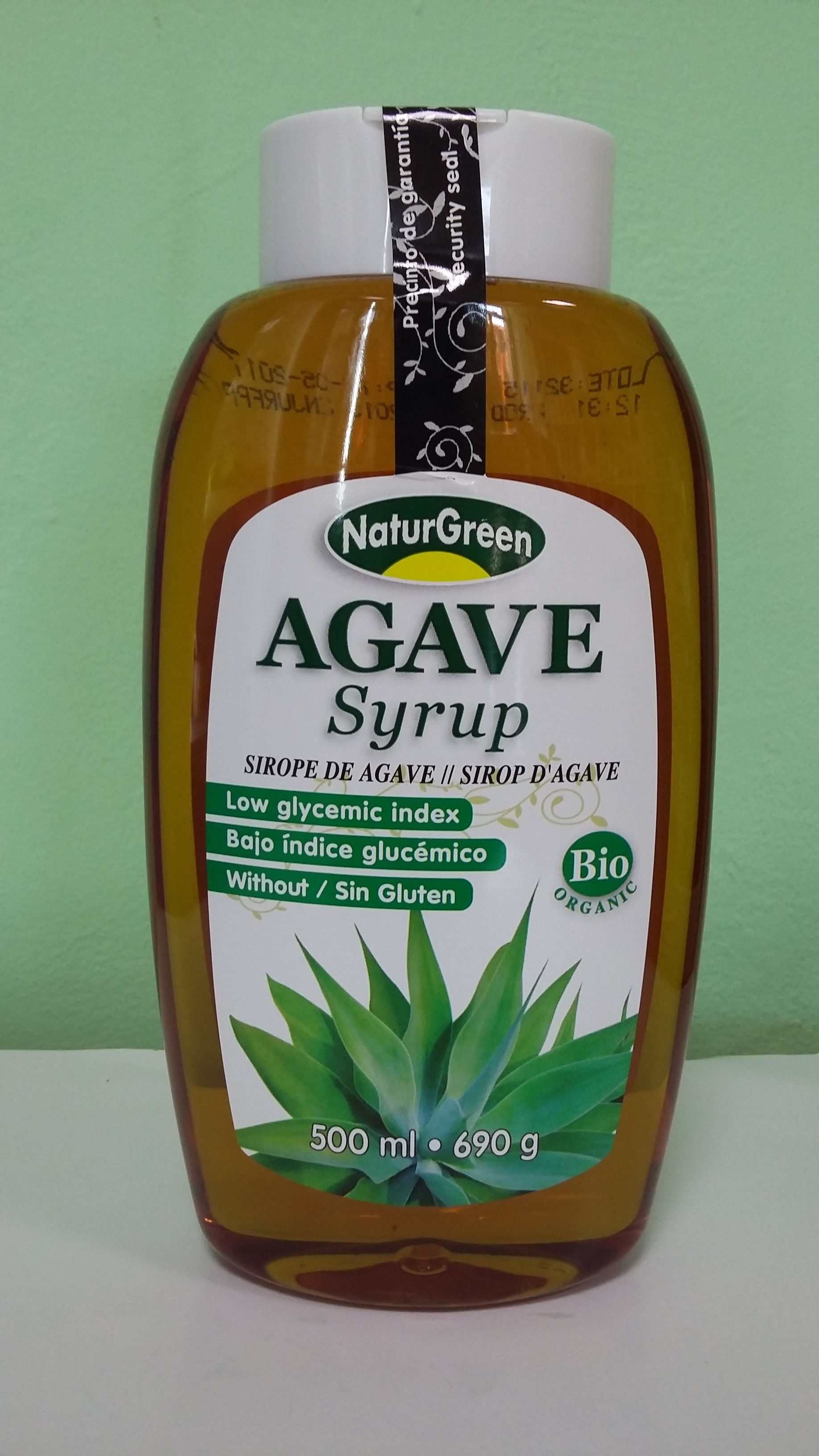 Sirope de Agave ecológico Naturgreen 500 ml