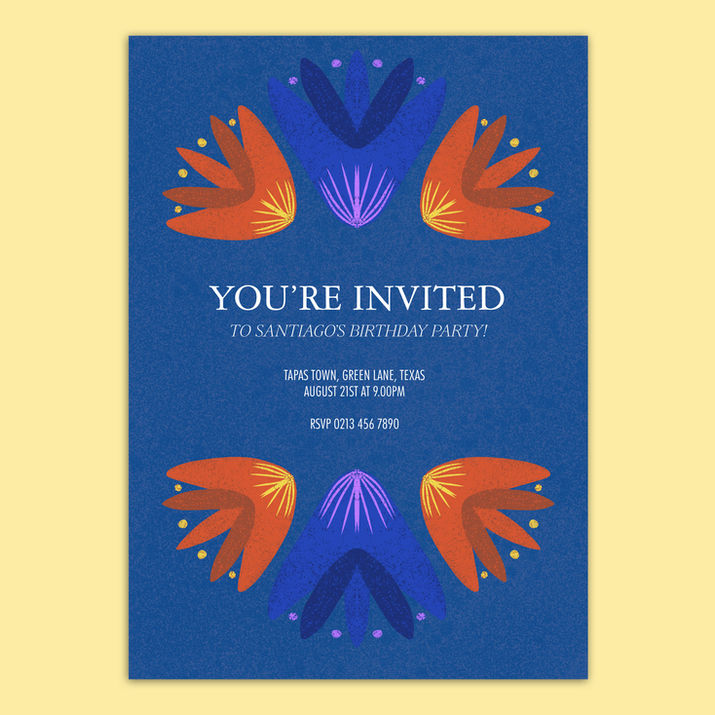 birthday party invitation 