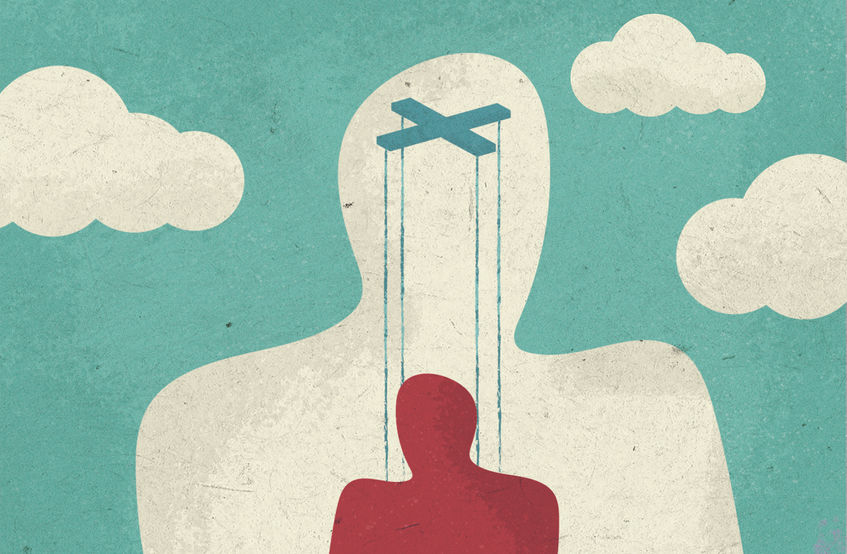 Editorial illustration - Epiphenomenalism Explained - Let your brain do all the thinking