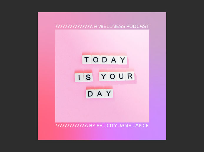 Podcast cover design - positive wellness