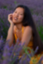 Shooting fotografico privato nei campi di lavanda