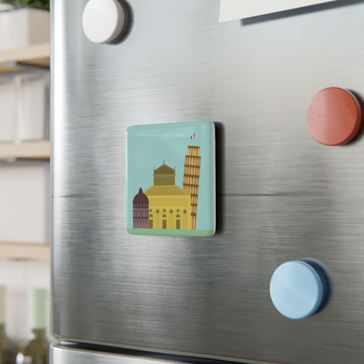 PISA | Porcelain Magnet, Square