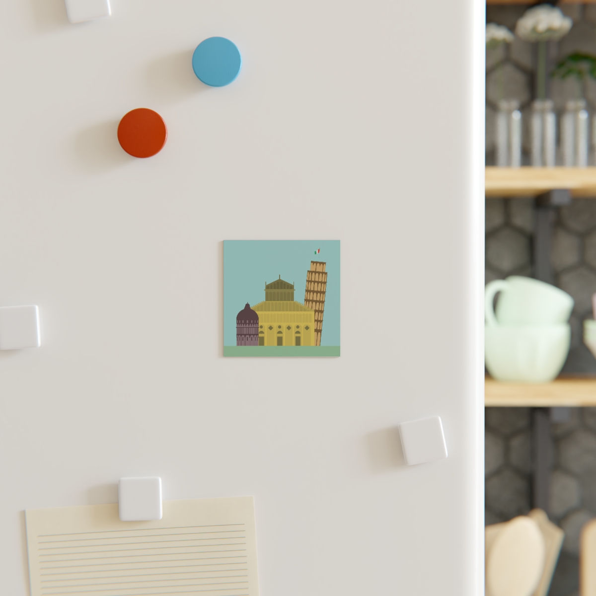 PISA | square magnet