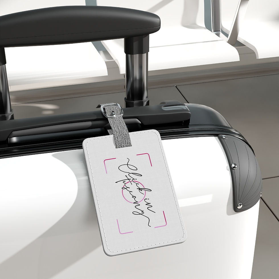 Miniature : Étiquette de bagage en polyester Saffiano, rectangle