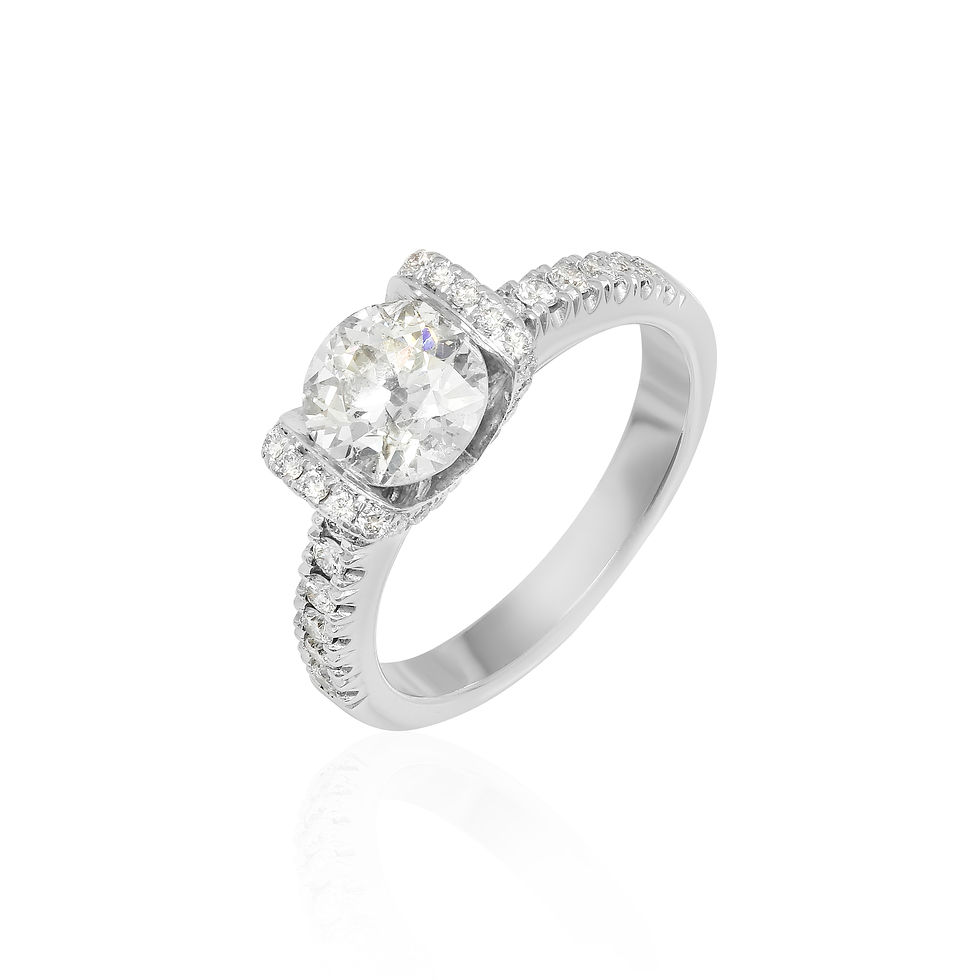 Demi serti clos diamant