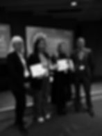 Maddie celebrating with peers at the Young Entrepreneur awards, representing the leadershi