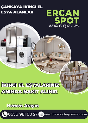 Çankaya 2. El Eşya Alanlar - Ercan Spot