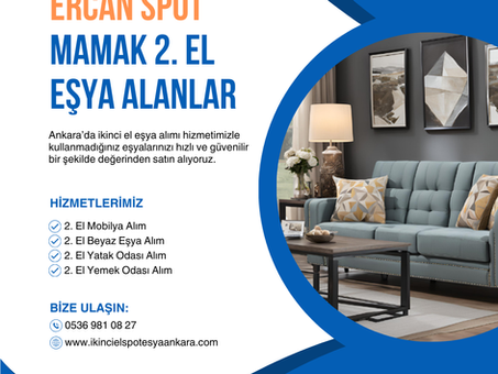 Mamak spotçu Ercan Spot, kentsel dönüşüm bölgesindeki bir daireden ikinci el mobilya alımı gerçekleştiriyor.