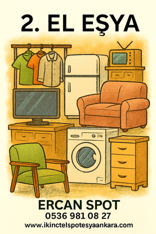 Ankara'da 2 El Eşya Alıyoruz: Adresinizden, Değerinde Alım Hizmeti