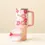 Thumbnail: Take Me Everywhere 40 oz Tumbler- Daisy Craze Hot Pink